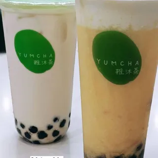 Jasmine Green Milk Tea(W.out Boba)