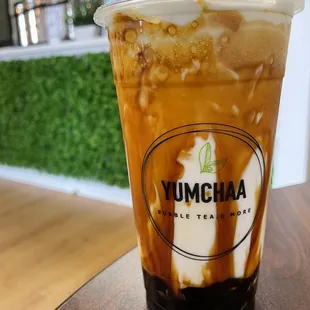 brown sugar bubble milk tea