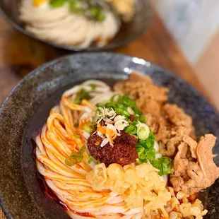 Spicy Cold Niku Udon