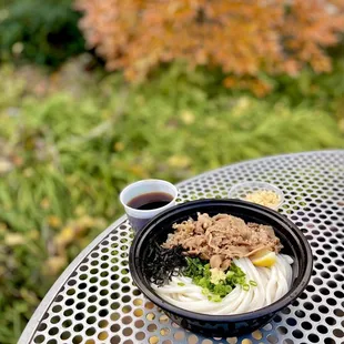 Cold Niku Udon