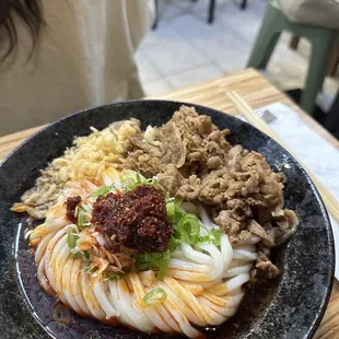 Spicy Cold Niku Udon