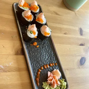 food, sushi and sashimi, sushi, sashimi