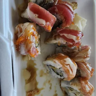 Crunchy Rainbow Roll