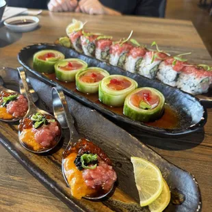 Yume Spoons, Yuki Cucumber Wrap, Chubby Toro