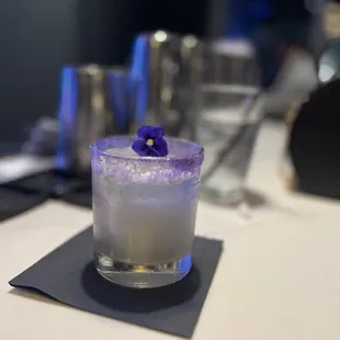 Purple mocktail