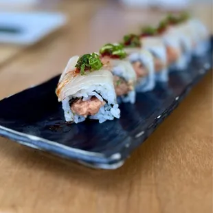 Albacore Garlic roll - melts in your mouth