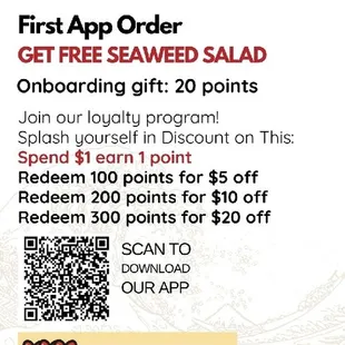 Join us loyalty program