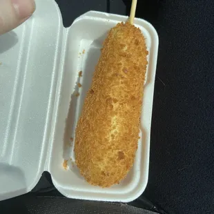 Korean hot dog original.