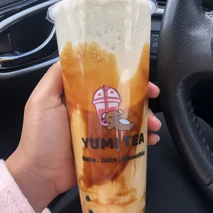 Black Tiger Sugar Milk Foam