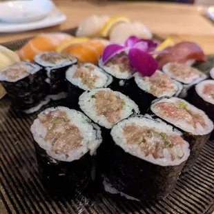 Negitoro tasted a little off today.  But still a nice option.