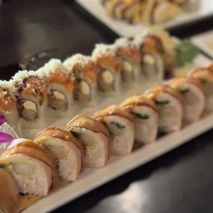 food, sushi and sashimi