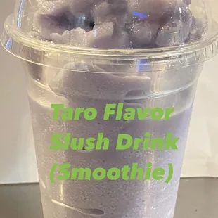 Taro Slush drinks