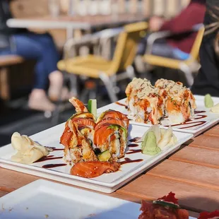sushi, sushi and sashimi, sashimi, food