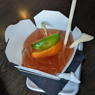 For here or to go? cocktail