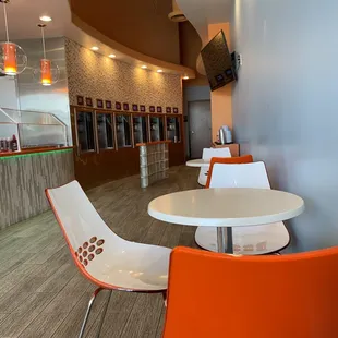 Ice cream area/ seating area