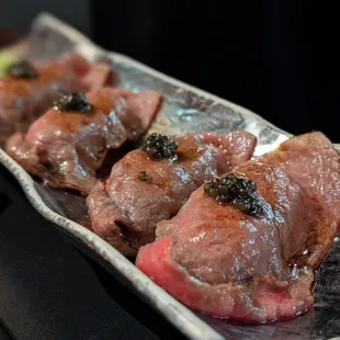 A5 Wagyu Nigiri with Caviar