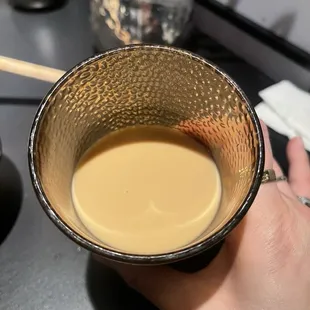 Oolong milk tea - this was good.
