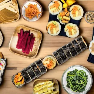 Korean kimbap rice rolls by yumkimbap