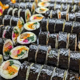 Large kimbap orders for your special event by yumkimbap