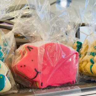a variety of decorated sugar cookies
