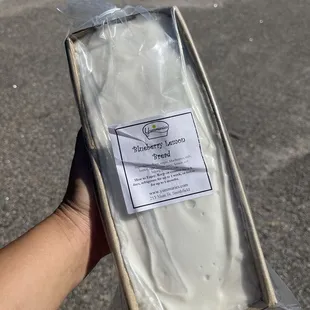 Blueberry lemon bread