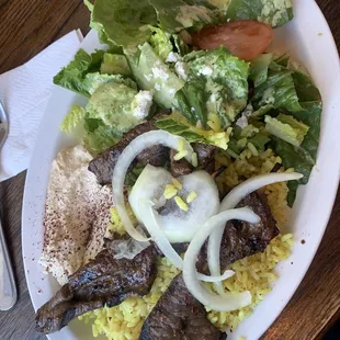 Combo Kebab Plate Salad