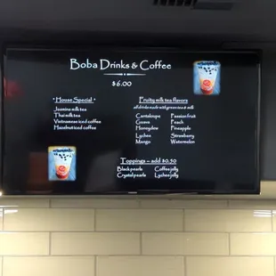 They even serve boba