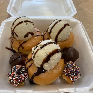 dough desserts, food, donuts