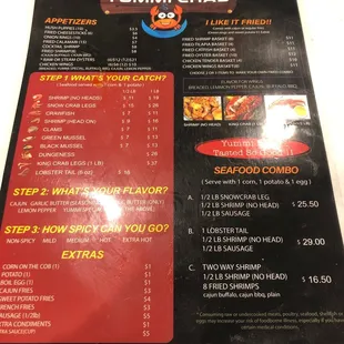 Lots of variety on the menu