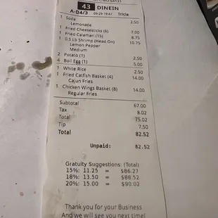 Receipt