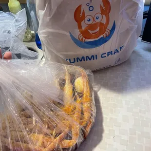 Seafood Combo A with crawfish