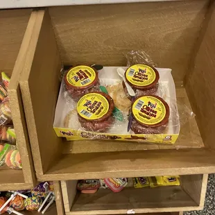 a variety of donuts in a box