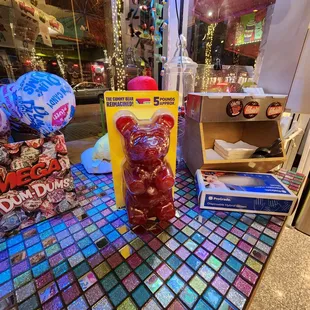 A single-serving five-pound gummy bear...