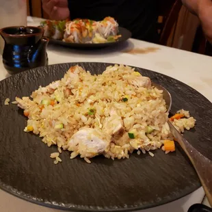 Chicken fried rice- do not recommend