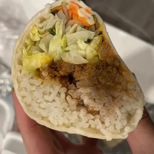 Pork burrito