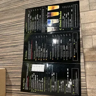 Most updated menu! March 2022