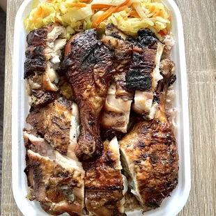 Large jerk chicken