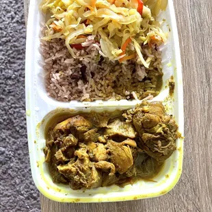 Partially eaten curry chicken (small)