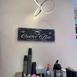 Nice coffee bar