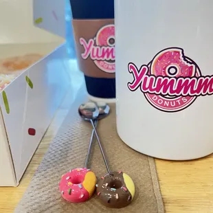 Donuts and coffee