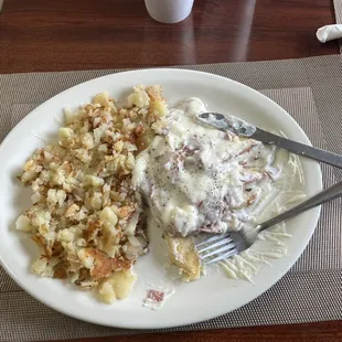 Delicious Cream Chipped Beef!! Almost as good as moms!!