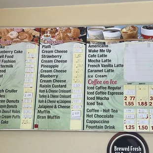 breakfast Food menu