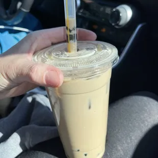 Milk tea with boba