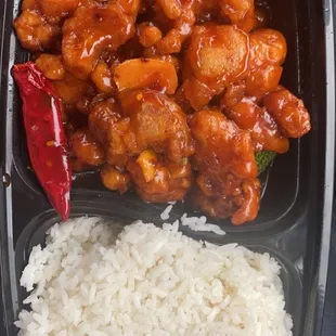 spicy orange chicken