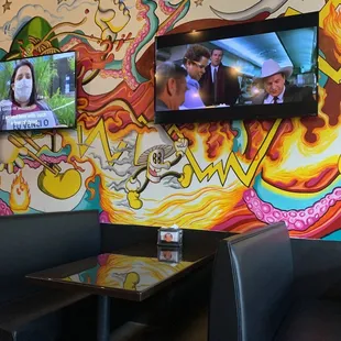 Mural from previous business