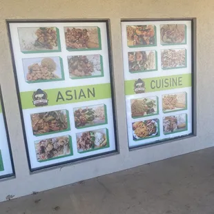 A few dishes displayed near the entrance to temp you!