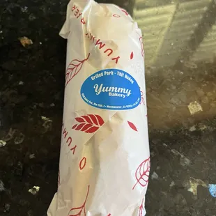 Grilled pork Bahn mi