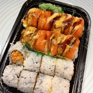 Spicy Crabmeat Roll and Angel Hair Roll