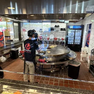 two men in a kitchen