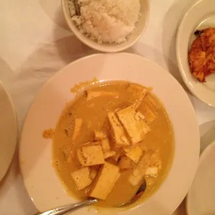 Ka ree curry with tofu